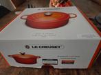 Nieuwe Le Creuset Braadpan 24cm - 4,2L, Gietijzer, Nieuw, Ophalen of Verzenden, Keramische plaat
