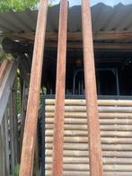 Hardhout palen in 200/275/300 cm x 6 x6 cm fijn bezaagd, Tuin en Terras, Palen, Balken en Planken, Ophalen of Verzenden, Nieuw