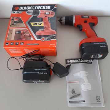 Accu schroef boormachine Black & Decker 14.4V beschikbaar voor biedingen
