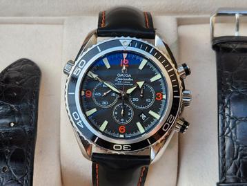 Omega Seamaster Planet Ocean Chrono + Garantie beschikbaar voor biedingen