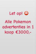 Alle pokemon advertenties, 33 - 40 uur, Overige vormen