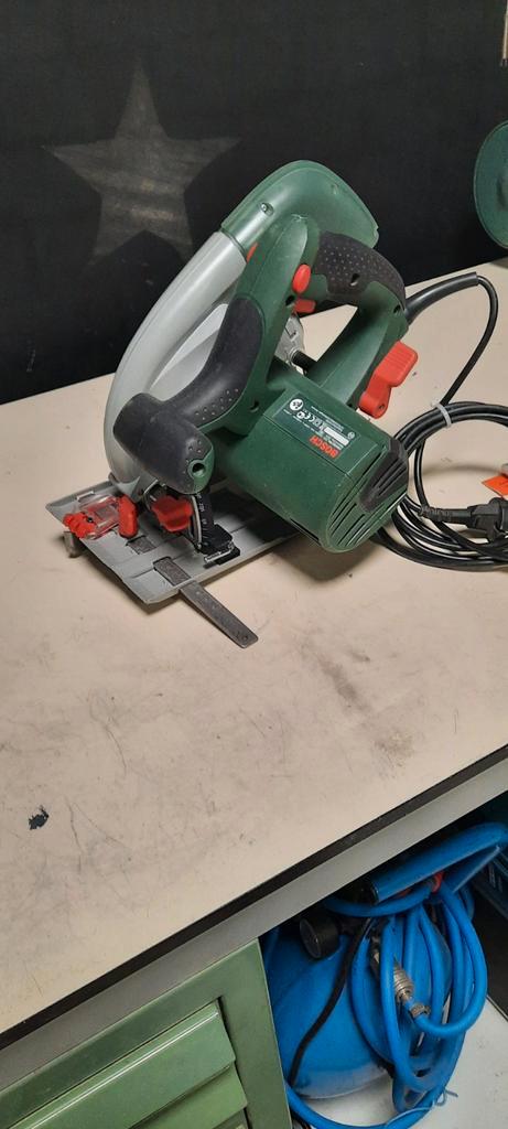 Bosch PKS 55 A Cirkelzaag - Gebruikt, Doe-het-zelf en Verbouw, Gereedschap | Zaagmachines, Gebruikt, Cirkelzaag, 1200 watt of meer