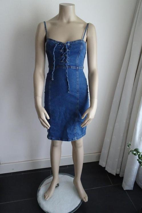 spijkerjurkje maat 36 van Denim &co, Kleding | Dames, Jurken, Zo goed als nieuw, Maat 36 (S), Blauw, Boven de knie, Ophalen
