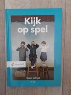 Kijk op spel., Boeken, Zo goed als nieuw, Holger de Nooij, Alpha, HBO
