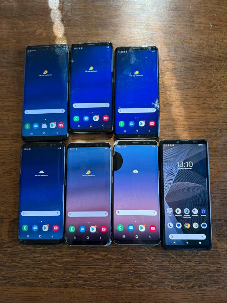 Partij smartphones, Telecommunicatie, Mobiele telefoons | Hoesjes en Frontjes | Samsung, Gebruikt, Overige modellen, Ophalen of Verzenden