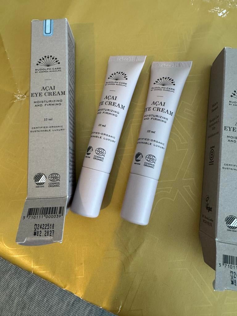 2x 15ml rudolph care acai eye cream nieuw, Ophalen of Verzenden, Nieuw, Ogen