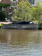 Sloep Stoer650[Stout] steengrijs met boegschroef, Watersport en Boten, Ophalen, 10 tot 30 pk, 6 meter of meer, Zo goed als nieuw