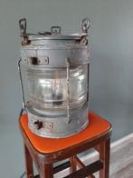 Vintage Scheepslamp / Industriële Lamp, Huis en Inrichting, Ophalen, Gebruikt, Glas, Minder dan 100 cm