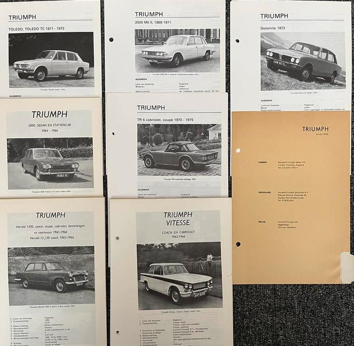 Triumph, Olyslagers vraagbaak afstelgegevens 1964 t/m 1975, Boeken, Auto's | Boeken, Zo goed als nieuw, Overige merken, Ophalen of Verzenden
