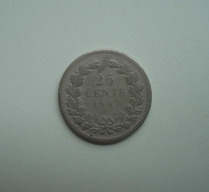 25 cent 1897 G zilver, Postzegels en Munten, Munten | Nederland, 25 cent, Koningin Wilhelmina, Zilver, Ophalen