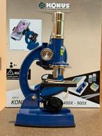 Microscoop Konus study-4 150x-450x-900x Smartphone Adapter, Ophalen of Verzenden, Zo goed als nieuw, Minder dan 400x, Biologische microscoop