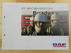 DAF Brandweer Brochure 1990 – 95 2500 2100 1900 1700 1300, Ophalen of Verzenden, Zo goed als nieuw, Overige merken, DAF