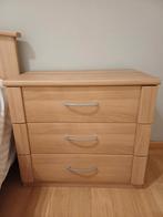 Slaapkamer  hout, Huis en Inrichting, Kasten | Ladekasten, Ophalen, Minder dan 50 cm, Eikenhout, Zo goed als nieuw