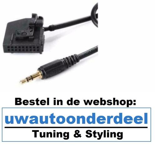 Aux In adapter Mercedes Comand 2.0 Iphone Ipod SLK AMG mp3, Auto diversen, Auto-accessoires, Nieuw, Verzenden