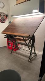 Antieke Tekentafel, Ophalen, Gebruikt, 130 tot 150 cm