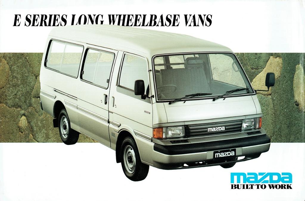 Folder Mazda E-series Long Wheelbase Vans (ca.1992), Verzenden, Gelezen, Mazda