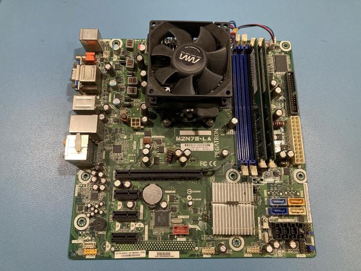 Athlon 64 X2 5000+ Met moederbord + geheugen (set!), Computers en Software, Moederborden, Overige typen, DDR2, Ophalen of Verzenden