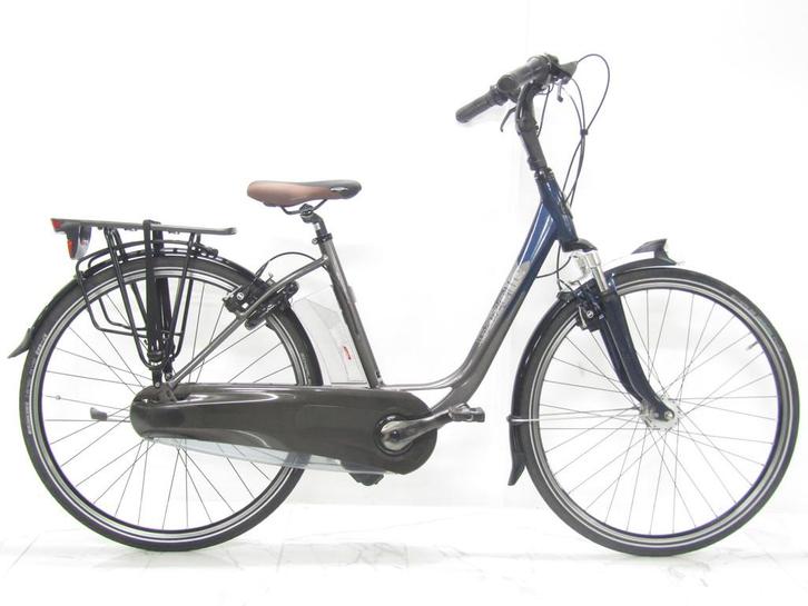 Gazelle Impulse grijs dames 49cm 28inch, Fietsen en Brommers, Elektrische fietsen, Gebruikt, Gazelle, 47 tot 51 cm