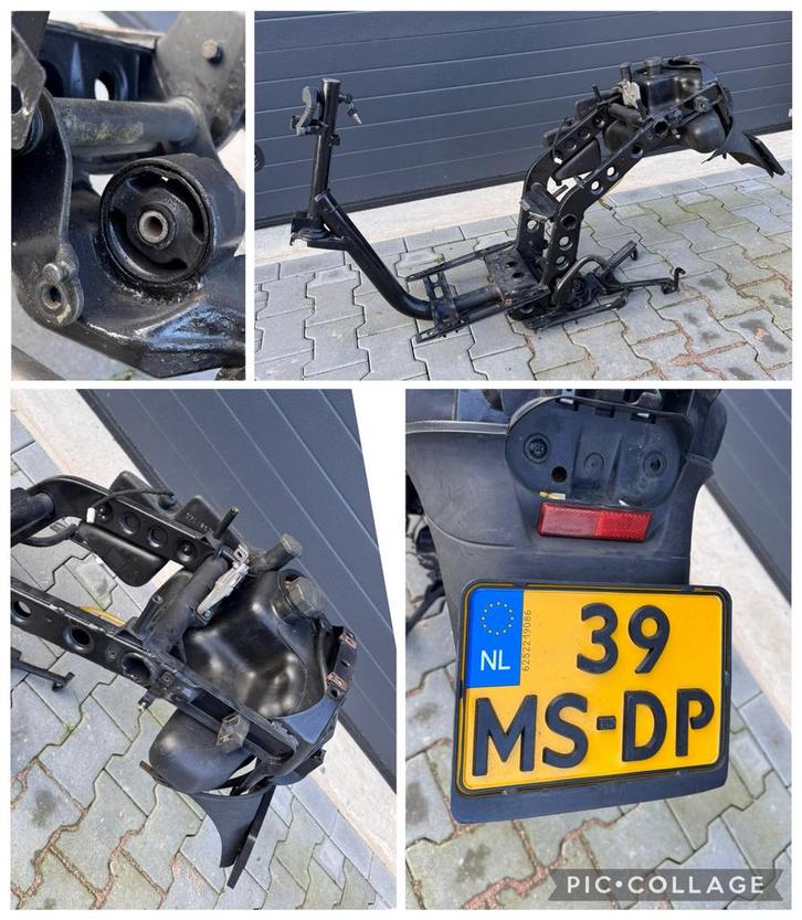piaggio skipper|skr125cc frame A1 motorframe NL ~ prijs=vast, Fietsen en Brommers, Scooters | Piaggio, Zo goed als nieuw, Zip