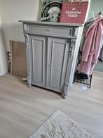 Grijze Brocante Meidenkast, hele nette staat, Antiek en Kunst, Antiek | Meubels | Kasten, Ophalen of Verzenden