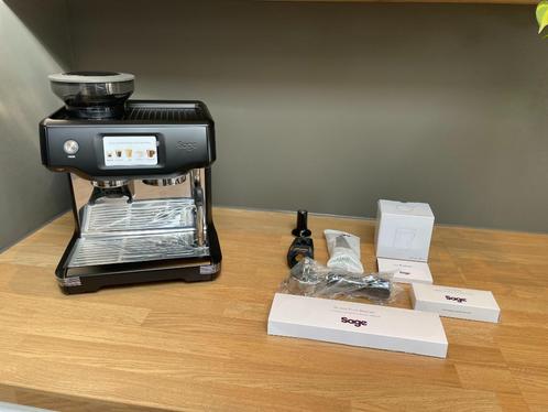 Sage Barista Touch Black Truffel Espressomachine, Garantie, Witgoed en Apparatuur, Koffiezetapparaten, Zo goed als nieuw, Koffiebonen