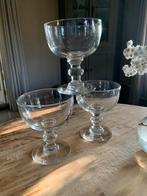 Franse antieke mondgeblazen coupe (s)”Bikkel”, Antiek en Kunst, Ophalen of Verzenden