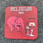 Delirium red bierviltje, Verzamelen, Ophalen of Verzenden, Zo goed als nieuw, Viltje(s), Overige merken