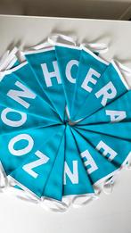 HOERA EEN ZOON Vlaggenlijn, Ophalen of Verzenden, Nieuw, Versiering, Geboorte of Huwelijk