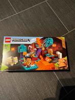 Lego Minecraft 21168 - The Warped Forest, Ophalen of Verzenden, Zo goed als nieuw, Complete set, Lego