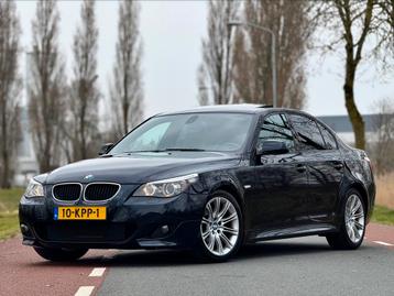 BMW 5-Serie M pakket YOUNGTIMER 520I AUT. 2010 Carbon Zwart beschikbaar voor biedingen