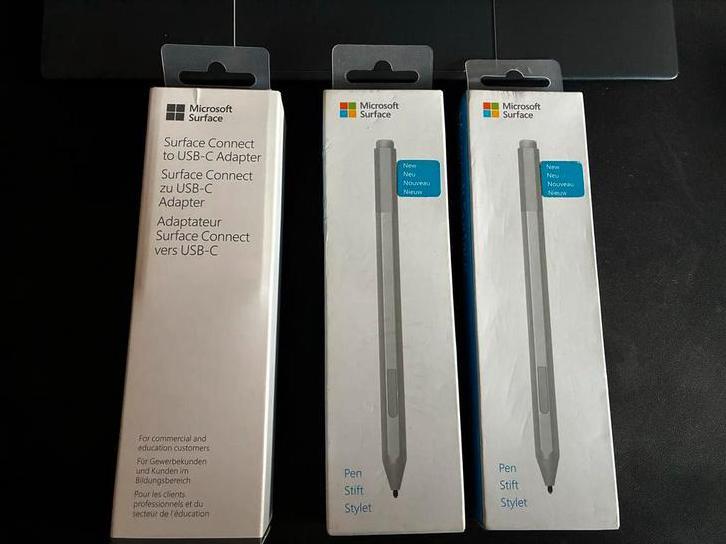 2x Microsoft Surface pen en USB-C adapter, Computers en Software, Windows Tablets, Nieuw, 10 inch, 64 GB, Verzenden