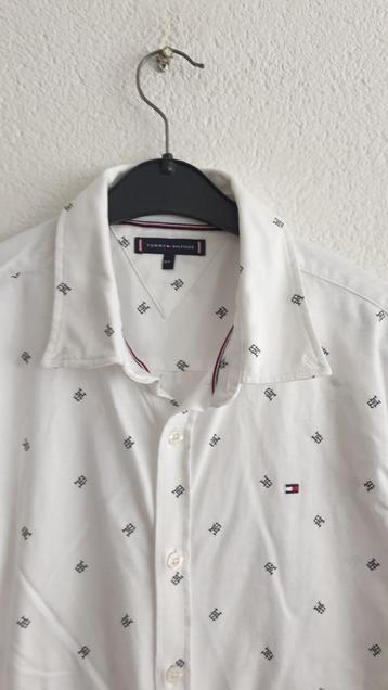 Tommy Hilfiger overhemd - Maat 164 Wit met print beschikbaar voor biedingen