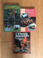3 boeken over het houden van kippen , dwerghoenders, Boeken, Dieren en Huisdieren, Gelezen, Pluimvee, Ophalen of Verzenden