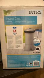 Intex krystal clear pomp 2.3 m3, Tuin en Terras, Zwembad-toebehoren, Ophalen of Verzenden, Zo goed als nieuw