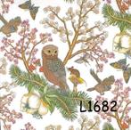 Servetten decoupage/bullet journal – uil L1682, Verzenden, Nieuw, Materiaal