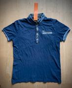 Vanguard polo t shirt met mooie details blauw M, Ophalen of Verzenden, Maat 48/50 (M), Blauw, Vanguard