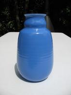 N.V. Plateelfabriek Schoonhoven mooie grote blauwe vaas., Ophalen of Verzenden