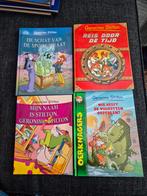 4 nette Geronimo Stilton Wie heeft de vuursteen gestolen?, Fictie algemeen, Geronimo Stilton, Ophalen of Verzenden, Zo goed als nieuw
