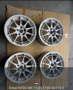 Enkei NT03 Wit 17x8J ET45 5x114,3, Ophalen, Gebruikt