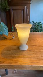 Vintage albast tafellamp, Huis en Inrichting, Vintage, Ophalen of Verzenden, Minder dan 50 cm, Glas