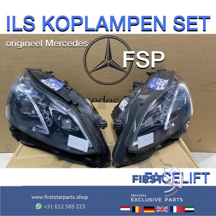 W212 Facelift E63 AMG FULL LED ILS KOPLAMPEN SET Mercedes E, Auto-onderdelen, Verlichting, Mercedes-Benz, Gereviseerd, Ophalen of Verzenden