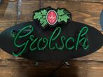 Grolsch neon lamp, Verzamelen, Biermerken, Ophalen of Verzenden, Gebruikt, Reclamebord, Plaat of Schild, Grolsch