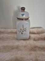 Vintage Voorraadpot peppermint vlindertje, Ophalen of Verzenden, Gebruikt, Vierkant, Porselein of Keramiek