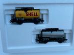 Marklin 48451 2-delige Belgische  tankwagonset, Wisselstroom, Verzenden, Wagon, Zo goed als nieuw