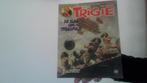 trigie nr 18 de slag om trigopolis eerste druk oberon 1981, Eén stripboek, Ophalen of Verzenden, Zo goed als nieuw