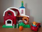 Little People boerderij met dieren, poppetjes en auto, Ophalen of Verzenden, Gebruikt, Speelset, Met geluid