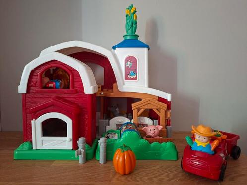 Little People boerderij met dieren, poppetjes en auto, Kinderen en Baby's, Speelgoed | Fisher-Price, Gebruikt, Speelset, Met geluid