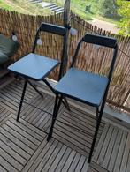 Opklapbare Barkrukken - 2 stuks, Ophalen, Gebruikt, Met voetsteun, 60 tot 90 cm