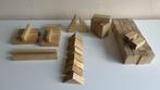 Set houten blokken, Kinderen en Baby's, Speelgoed | Houten speelgoed, Ophalen, Zo goed als nieuw, Overige typen