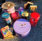 Diverse blikken, koektrommel, theeblikken, trommels, Ophalen of Verzenden, Zo goed als nieuw